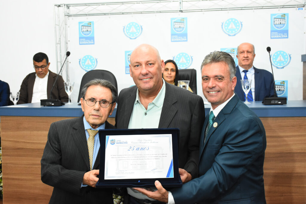 Barbacena Online recebeu homenagem da Câmara Municipal pelos 25 anos de atuação